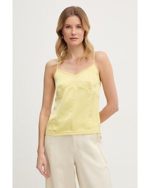 MAX&Co. Camicetta Con Spalline Da Donna Mcoslalom - Giallo
