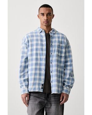 Vans Camicia Da Uomo - Blu