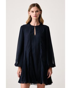 BOSS Vestito Svasato Donottati - Blu