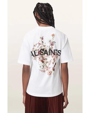 AllSaints T-Shirt Oversize Da Donna - Bianco