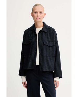 Sessun Camicia Con Lana - Blu