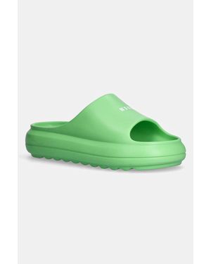 MSGM Ciabatte Slide Da Piscina Da Donna - Verde