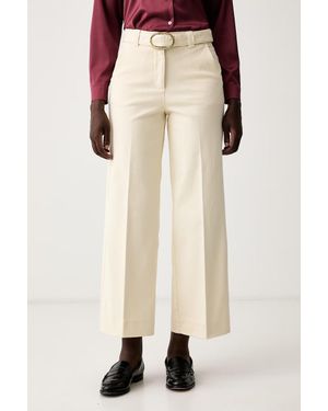 Marella Jeans Wide Leg Da Donna Mlszanzara - Neutro