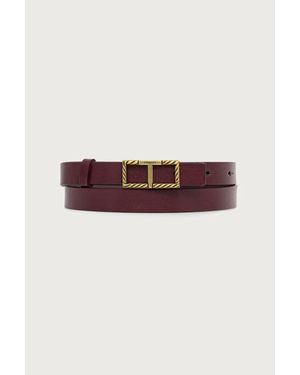 Twinset Cintura Reversibile Da Donna - Viola