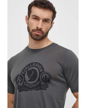 Fjallraven Maglietta - Grigio