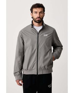 EA7 Giacca Di Mezza Stagione Da Uomo - Grigio