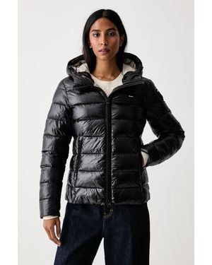 Blauer Giacca Trapuntata Da Donna - Nero