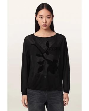 AllSaints Maglietta Loungewear Da Donna - Nero