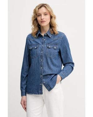 Benetton Camicia Da Donna - Blu