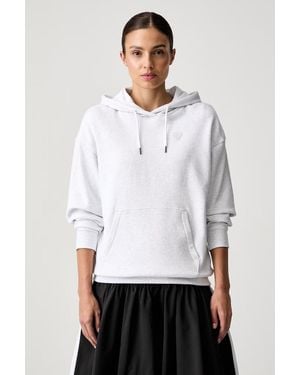 PUMA Felpa Con Cappuccio Da Donna - Bianco