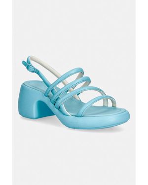 Camper Sandali Su Tacco Basso - Blu