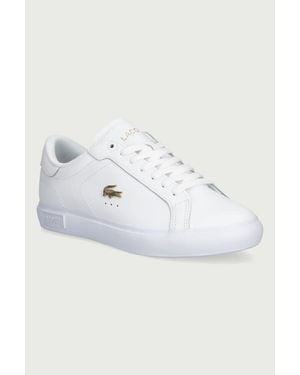 Lacoste Powercourt Sneakers Da Donna - Bianco
