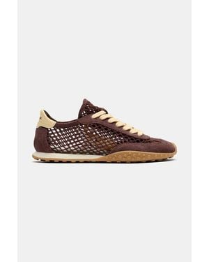 HOFF Bridge Fishnet Chocolate Sneakers Da Donna - Marrone