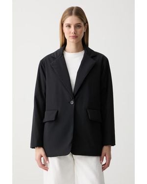 DKNY Giacca Di Mezza Stagione Da Donna - Nero