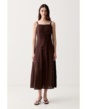 INTROPIA Vestito D'Estate - Marrone