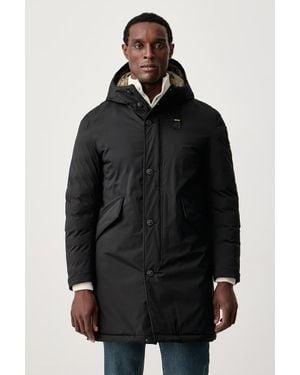 Blauer Giacca Lunga Da Uomo - Nero
