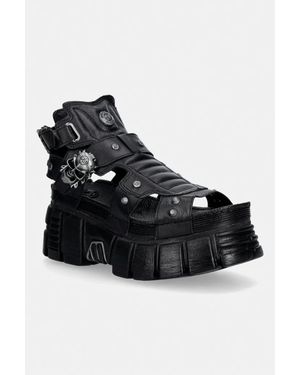 New Rock Sandali Da Donna - Nero