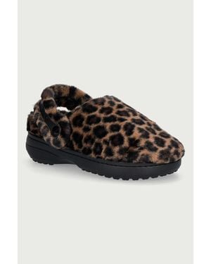 Crocs™ Ciabatte Slide Da Donna Classic Unfurgetable Animal Clog - Nero