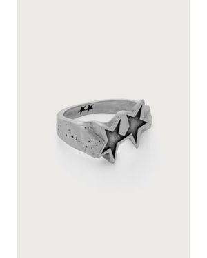 Twojeys Sigillo Da Uomo Placato - Metallizzato