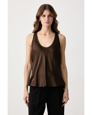 Haveone Top Da Donna Con Viscosa - Nero