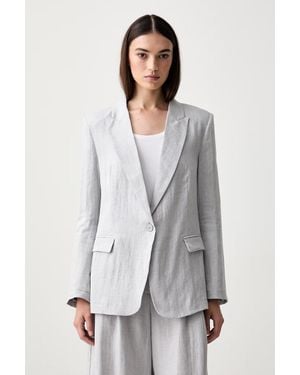 ViCOLO Giacca Monopetto Da Donna - Grigio