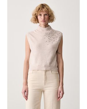 DKNY Gilet Da Donna - Neutro