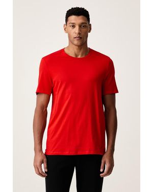 Calvin Klein T-Shirt Lounge Da Uomo - Rosso