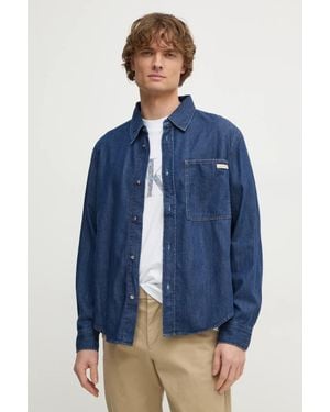 Calvin Klein Camicia Di Jeans - Blu