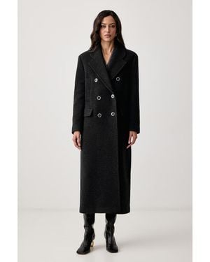 Pinko Cappotto Da Donna Con Lana - Nero