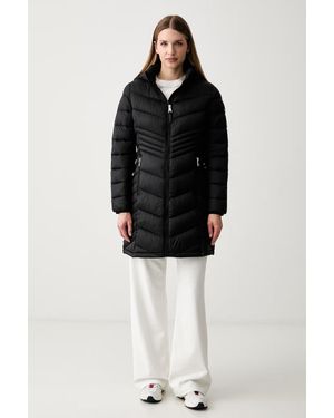 DKNY Giacca Lunga Da Donna - Nero