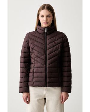 DKNY Giacca Trapuntata Da Donna - Marrone