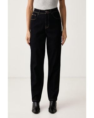 Mos Mosh Jeans Boyfriend Da Donna - Nero