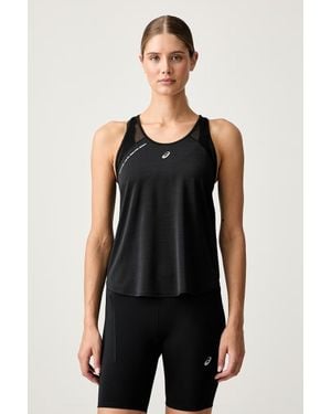 Asics Top Sportivo Da Donna Road Tank - Nero