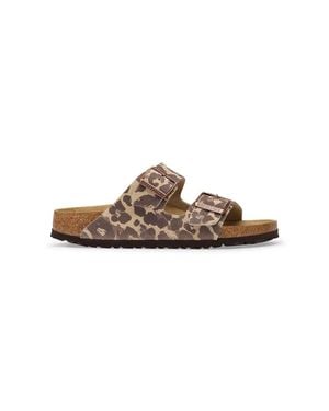 Birkenstock Ciabatte Slide Da Donna - Marrone