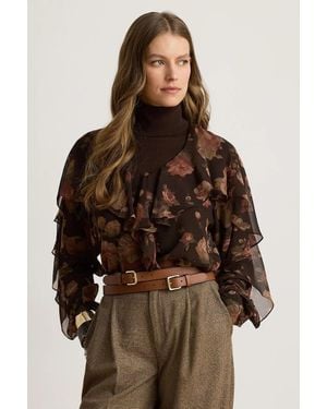 Ralph Lauren Camicetta Da Donna - Marrone