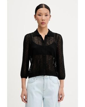 ViCOLO Cardigan Da Donna Con Viscosa - Nero