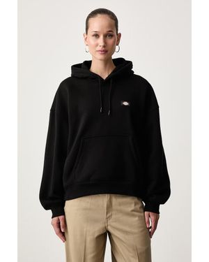 Dickies Felpa Con Cappuccio Da Donna Con Cotone - Nero