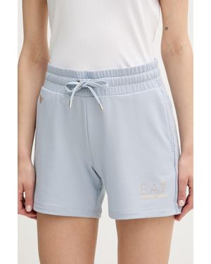 EA7 Pantaloncini Da Donna Con Viscosa - Blu