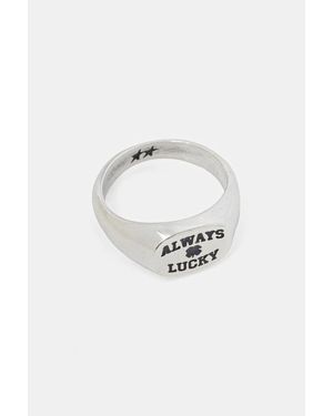 Twojeys Anello Con Sigillo - Blu