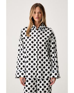 The Sleeper Camicia Da Donna Con Viscosa - Bianco