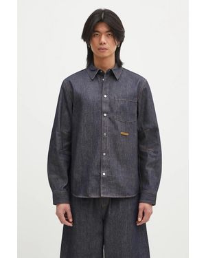Helmut Lang Camicia Di Jeans Curved Cl Shirt.Bkly - Grigio