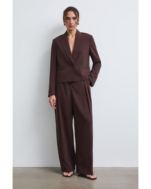 Medicine Pantaloni Wide Leg Da Donna - Marrone