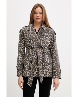 DKNY Trench Corto - Marrone