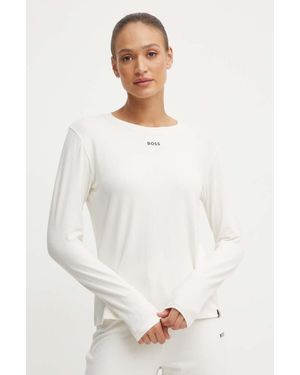 BOSS Longsleeve Lounge Ci_Ls-Shirt - Bianco