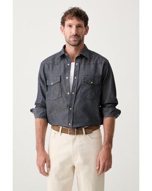 Joop! Camicia Da Uomo Con Cotone - Blu