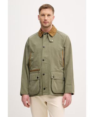 Barbour Giacca Di Mezza Stagione Da Uomo Con Cotone Bedale - Verde