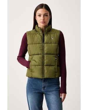 U.S. POLO ASSN. Gilet Da Donna Lightweight Puffer Gilet - Verde