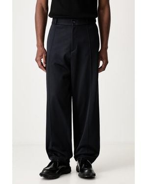 Fred Perry Pantaloni Regular Da Uomo Con Cotone - Nero
