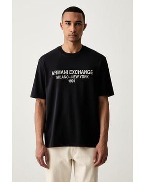 ARMANI EXCHANGE T-Shirt Da Uomo - Nero