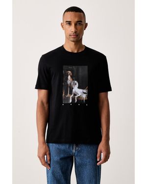HUGO T-Shirt Da Uomo - Nero